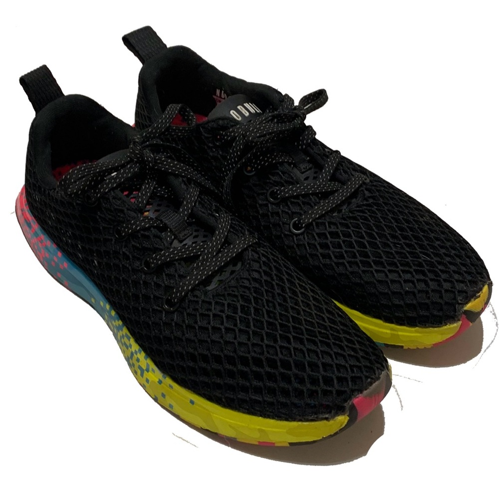 7 / NOBULL Neon Glitch Mesh Runner sneakers